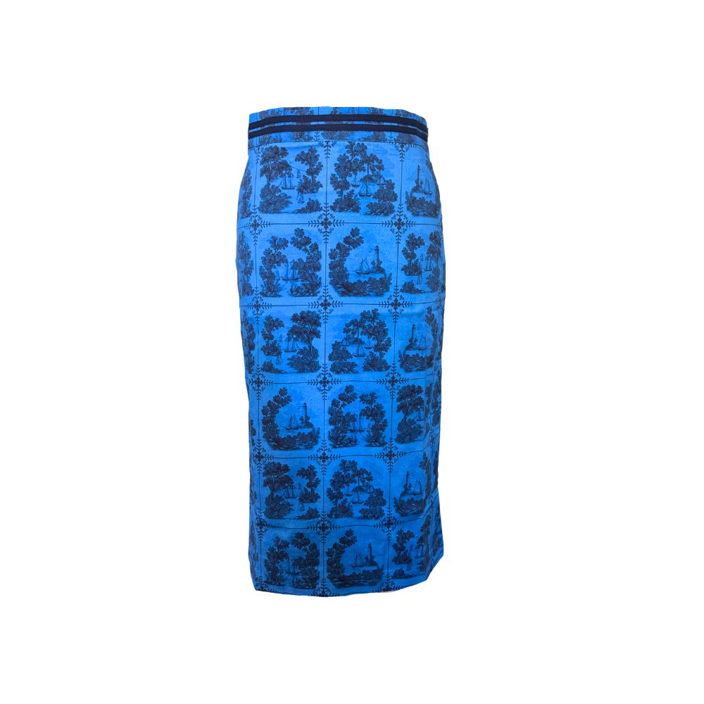Carol Skirt - Dark Blue Sailor's Tile