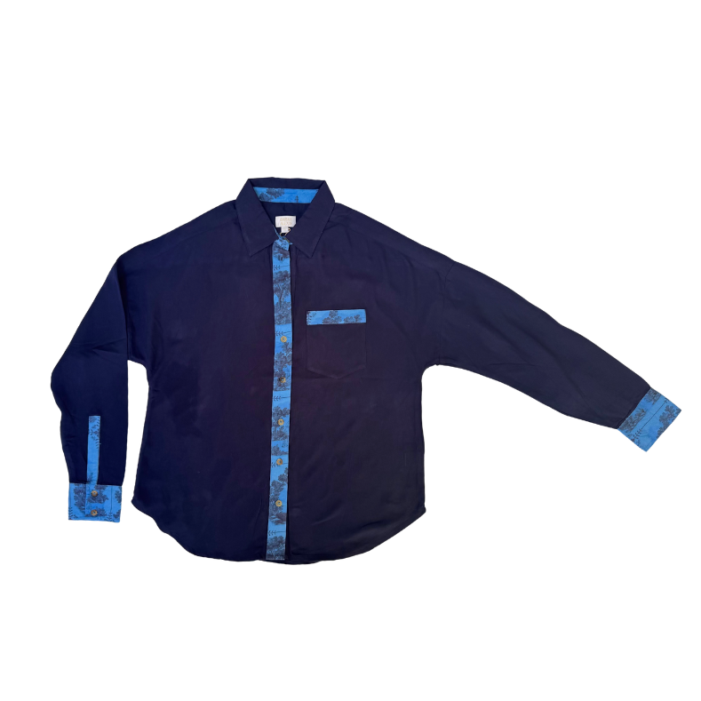 Maeve Buttondown Shirt - Navy