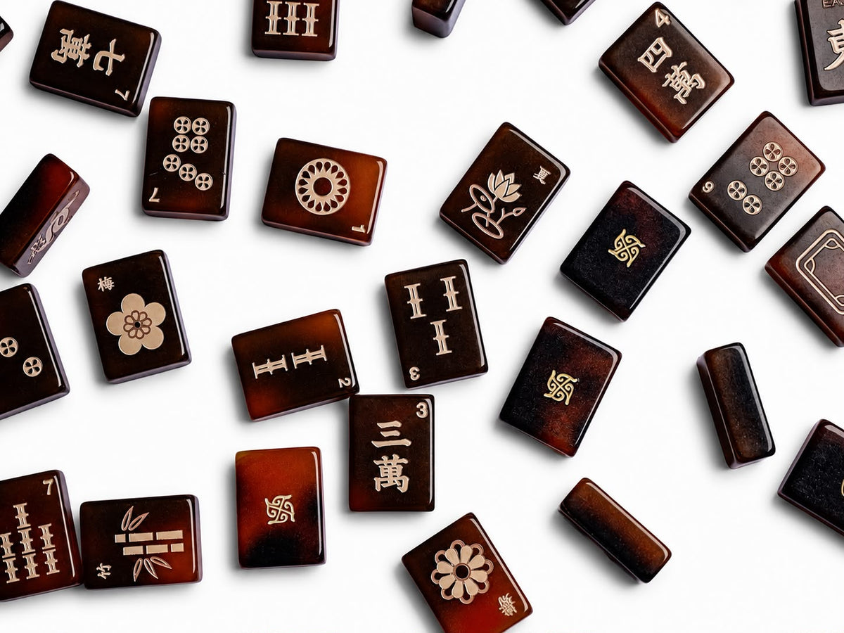 Tradewind Mahjong Tile Set -  Tortoise | Backordered Ships Nov 11