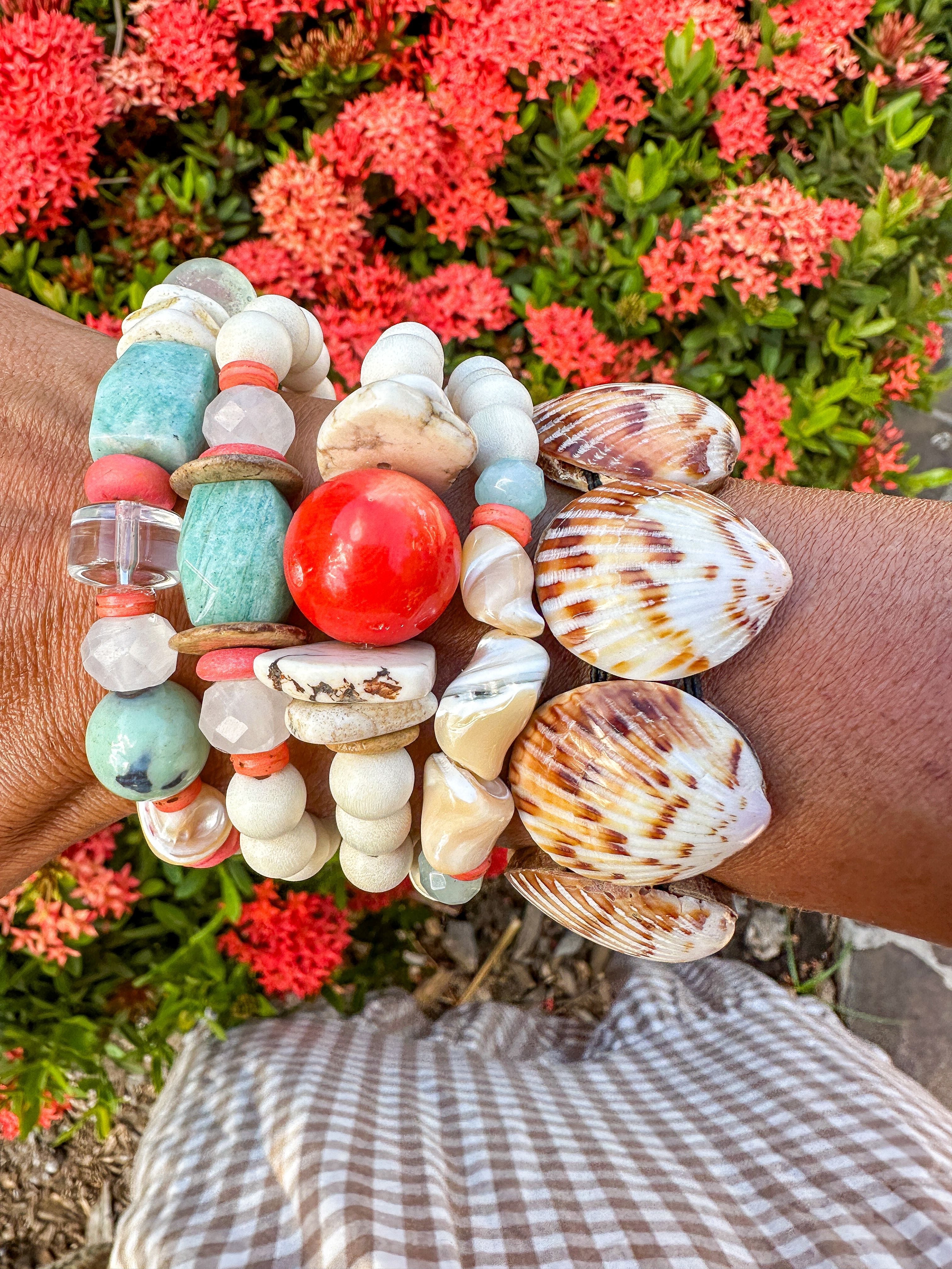 Trio Stack Bracelet Set | Coral Bay