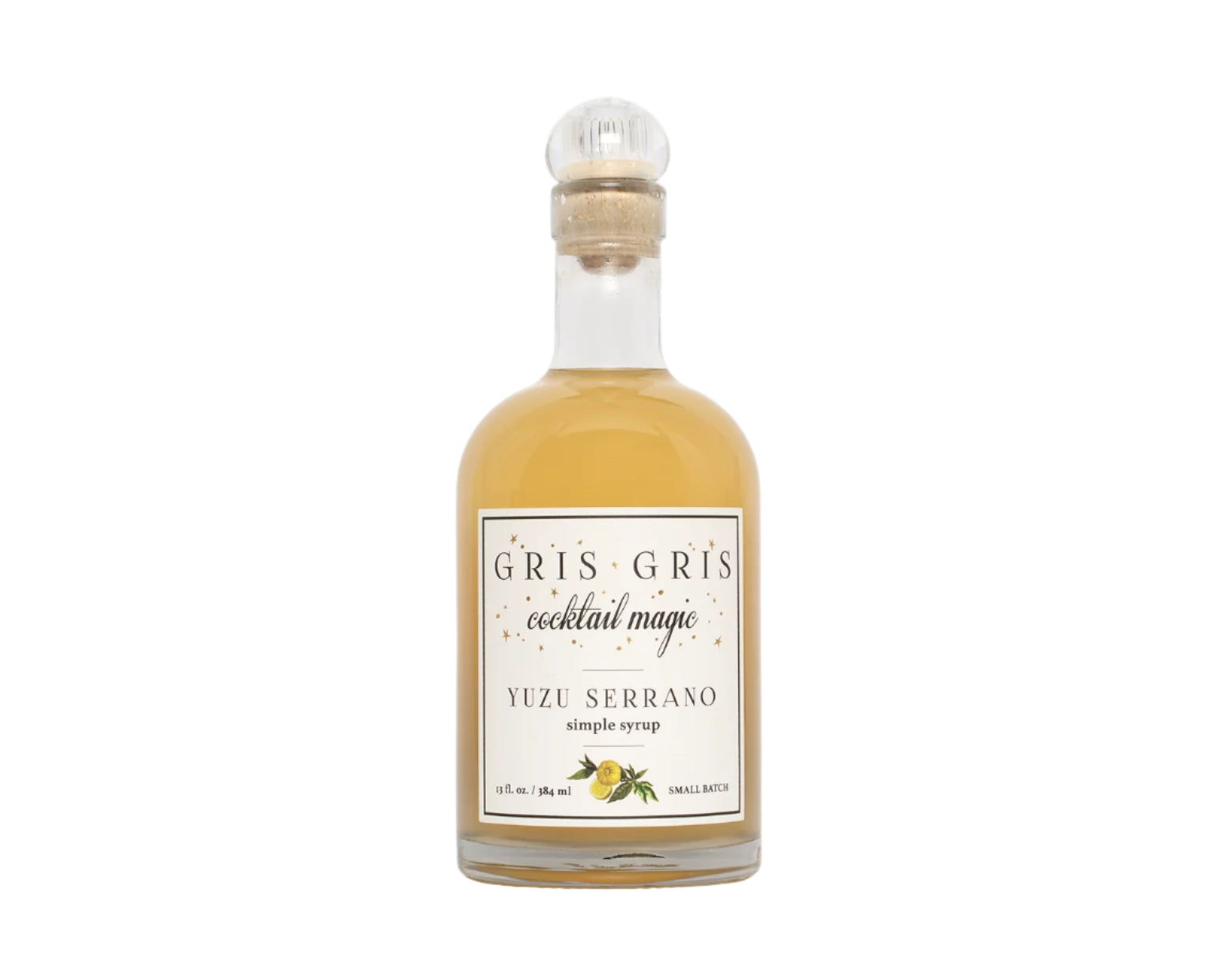 Yuzu Serrano Simple Syrup
