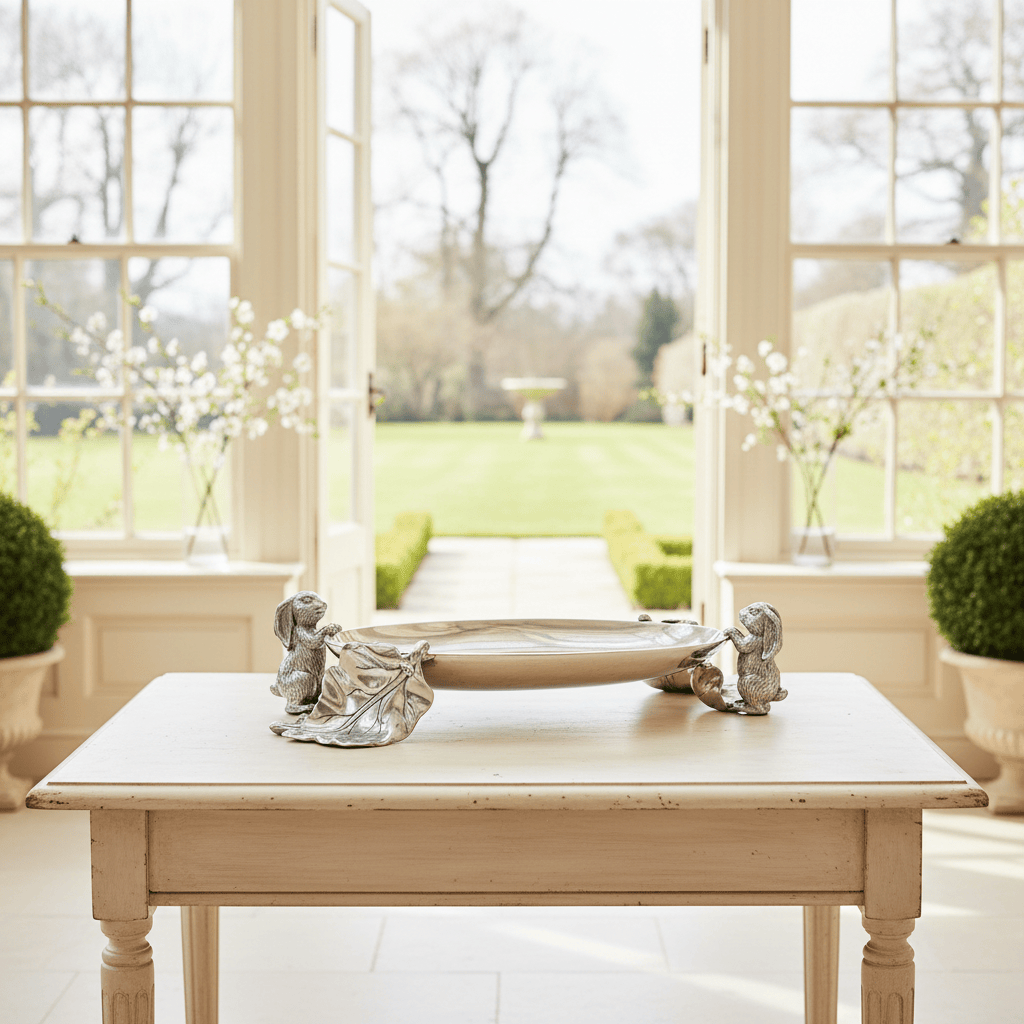 Bunny Centerpiece Tray