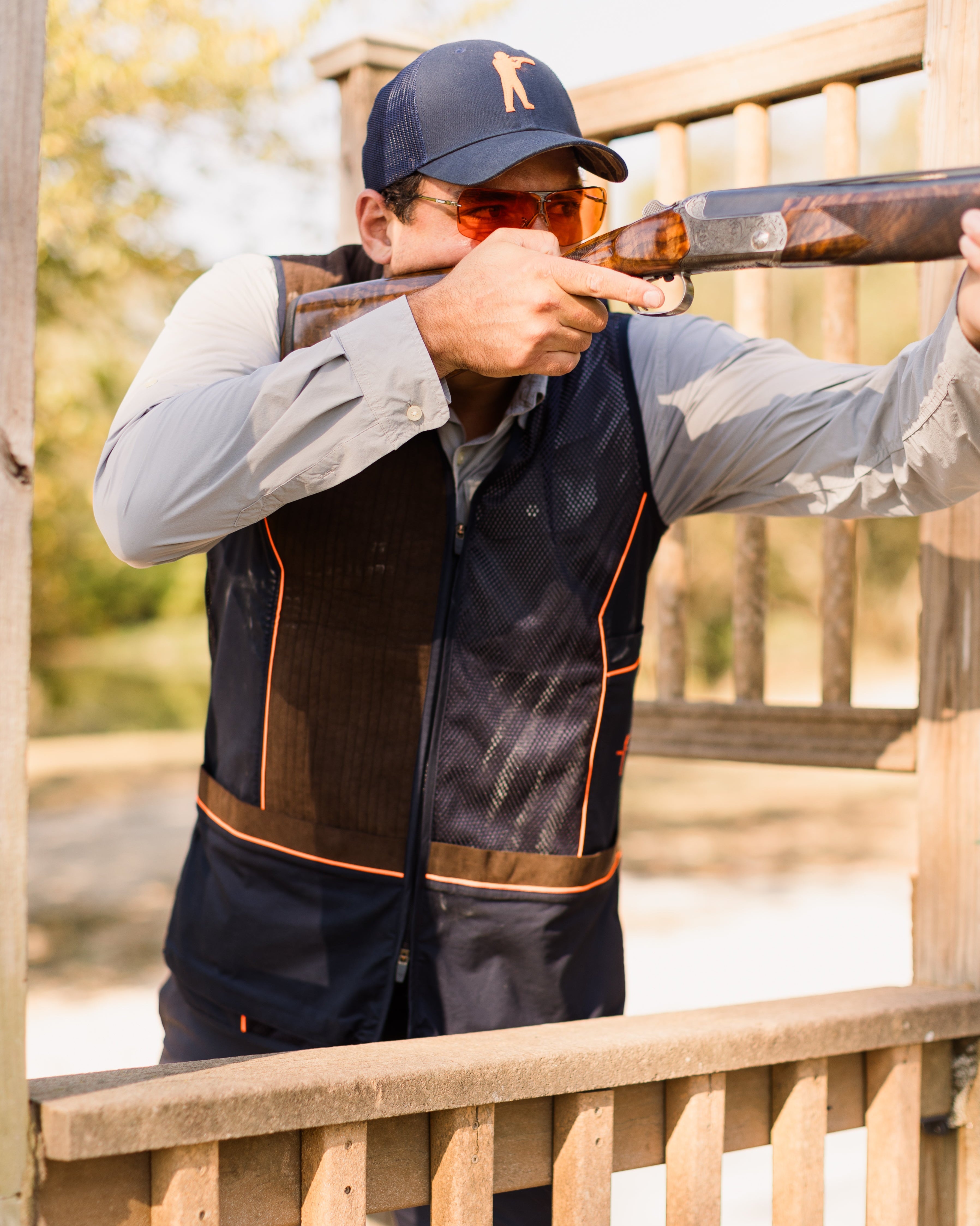 Competition Clays Vest in Navy
