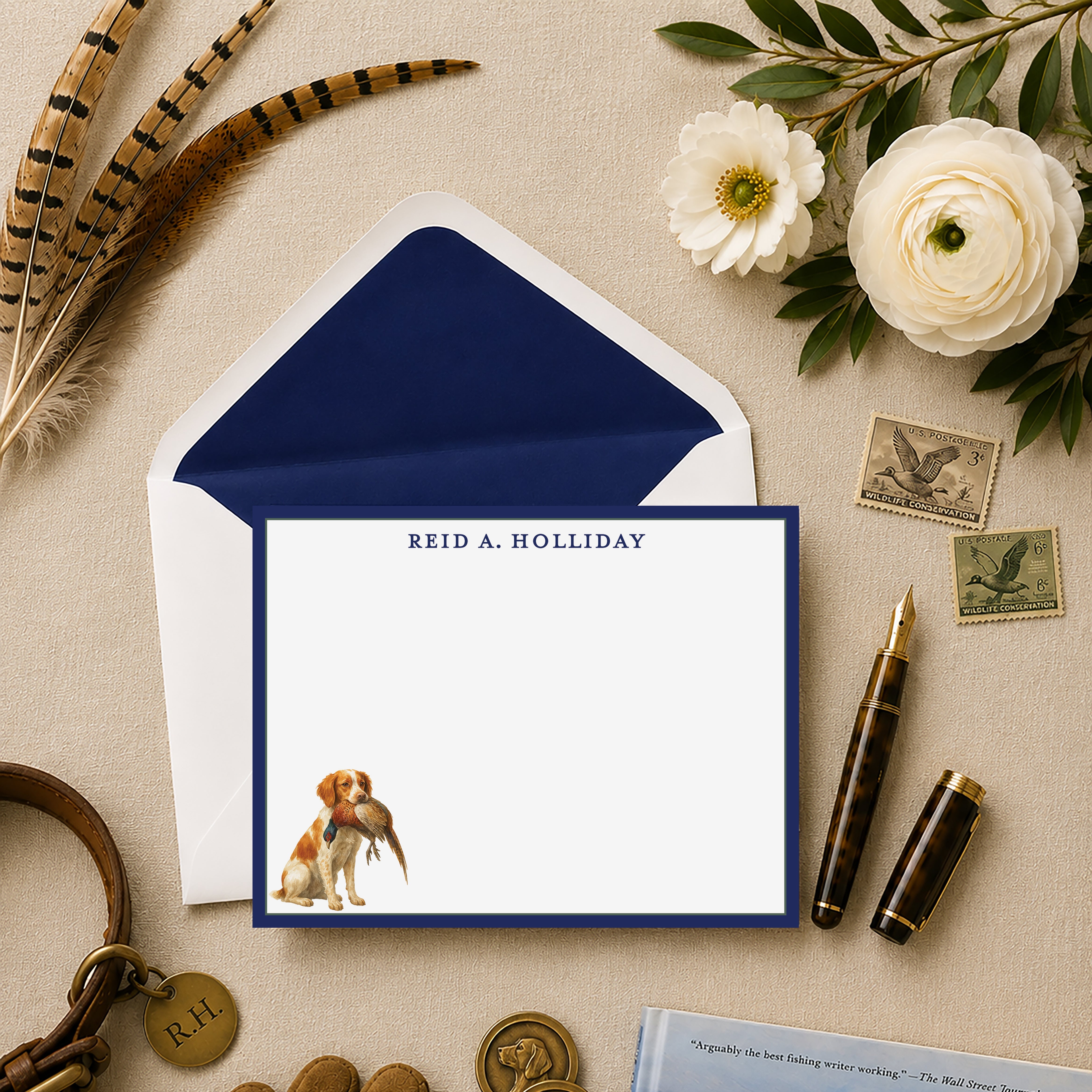 Brittany Spaniel Stationery