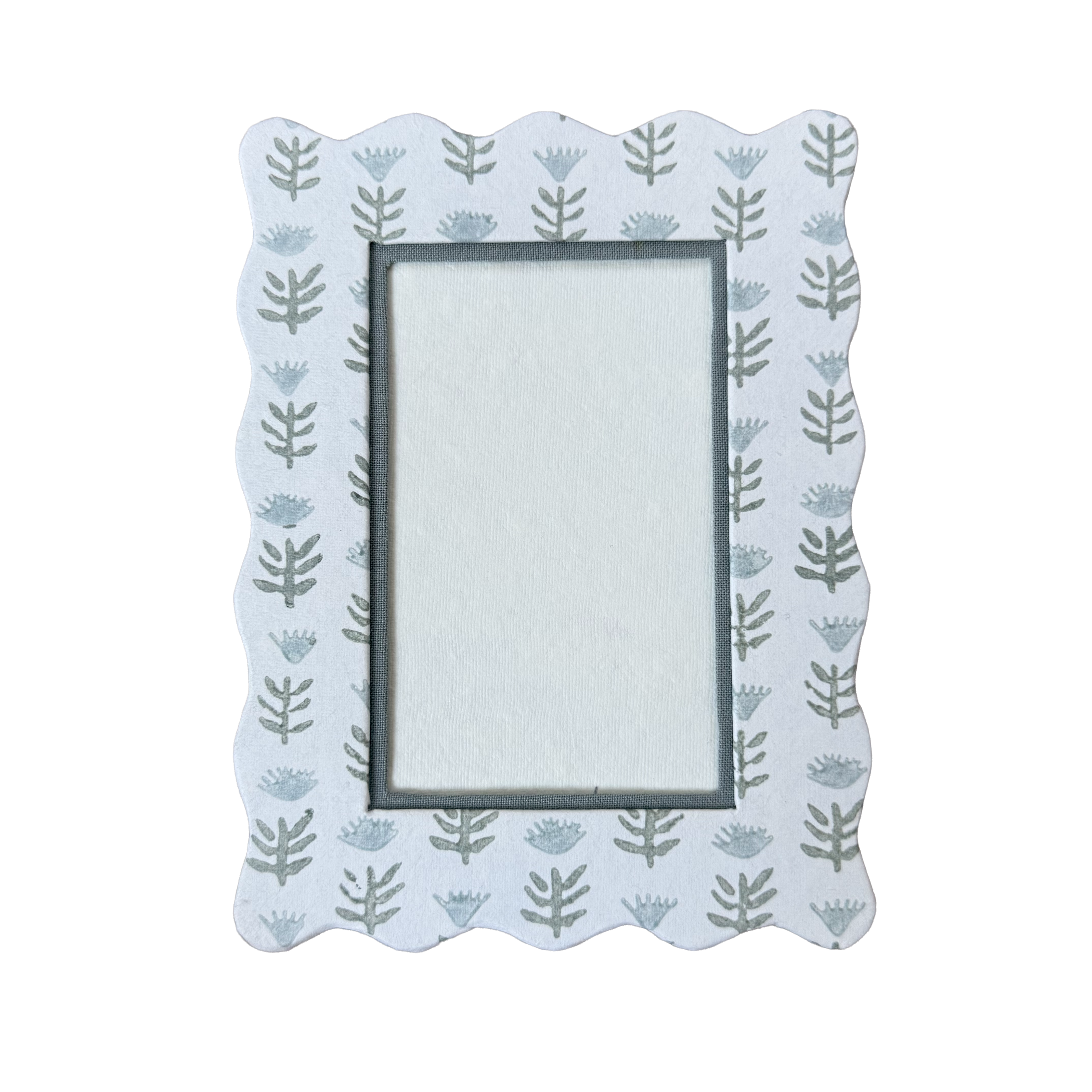 4x6 Block Printed Frame - Claire Serene