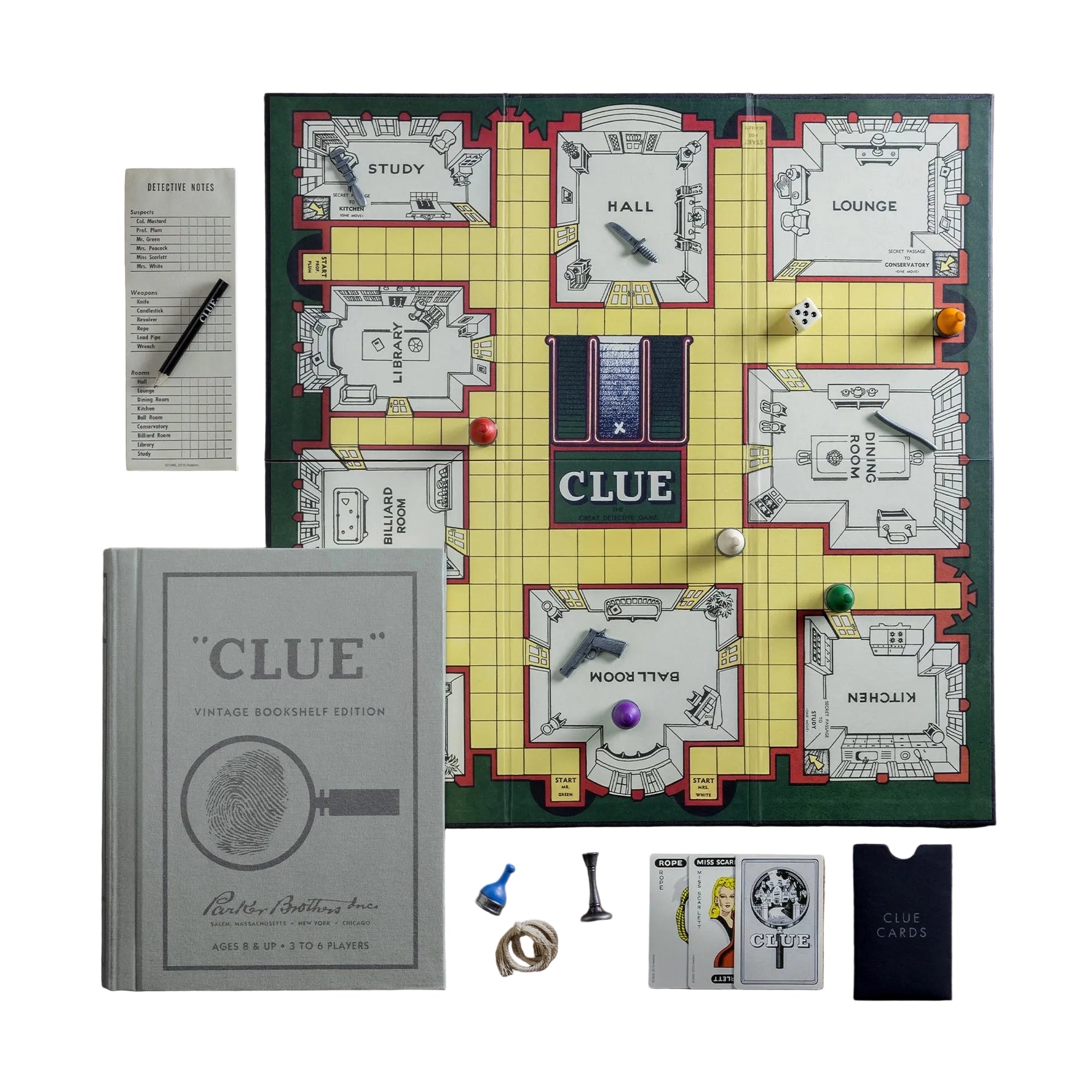 Clue Vintage Book Game