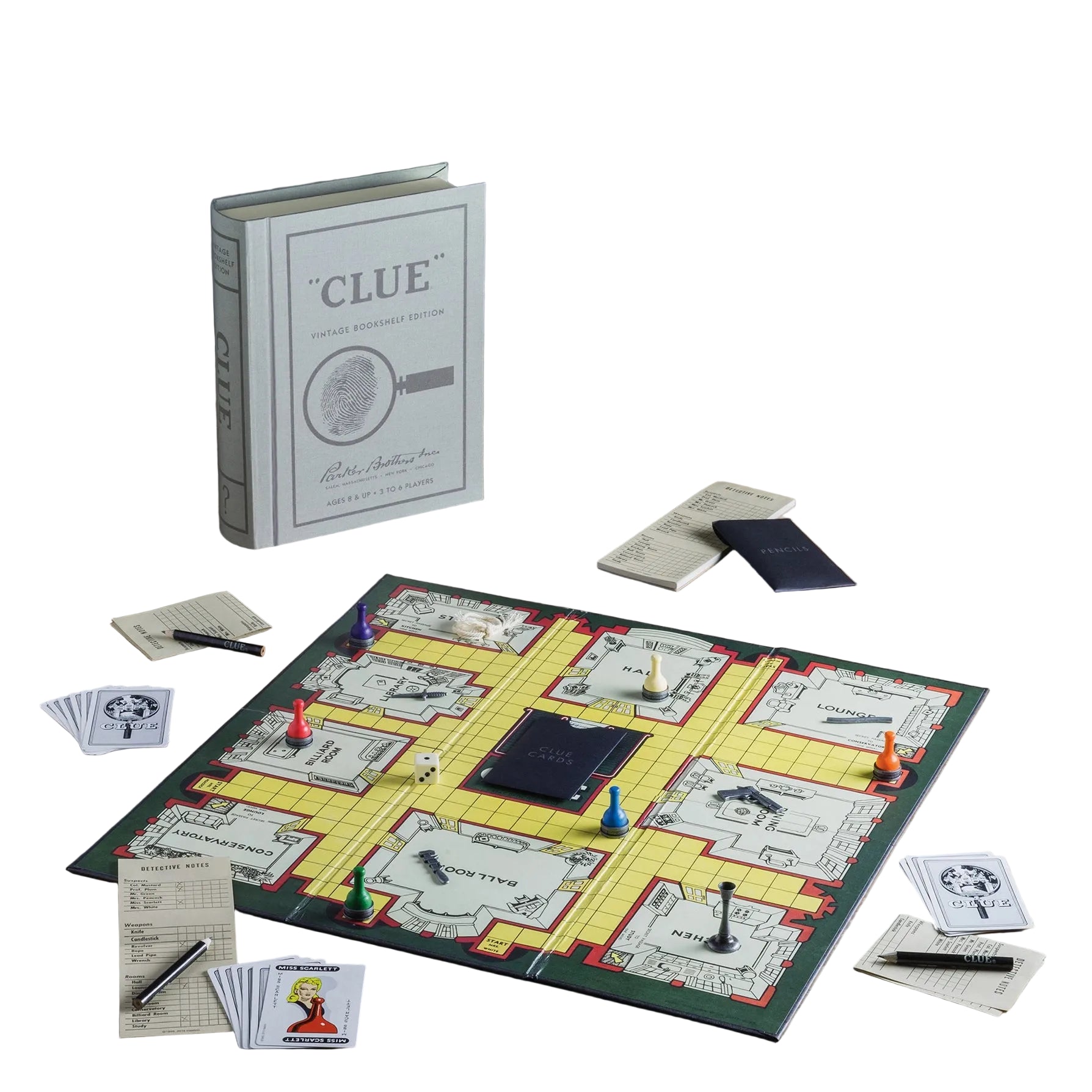Clue Vintage Book Game