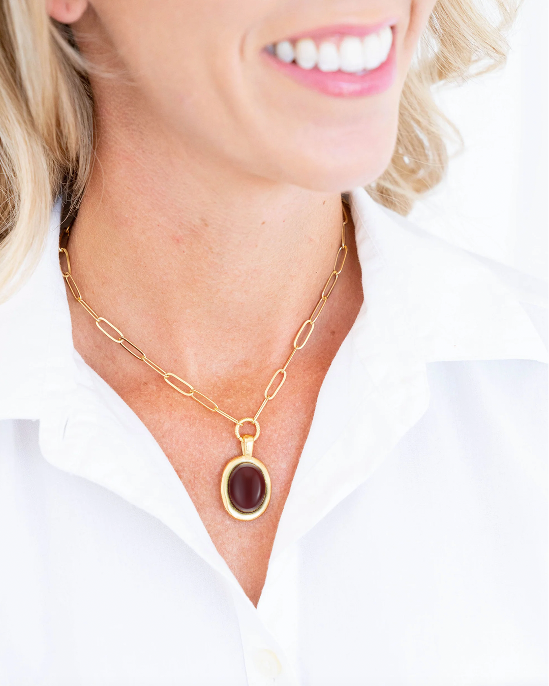 Caroline Paperclip Necklace