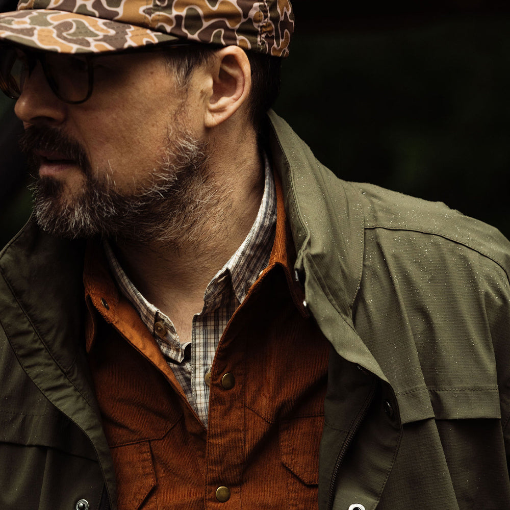 TSG Havenfield Shell Jacket in Dark Olive