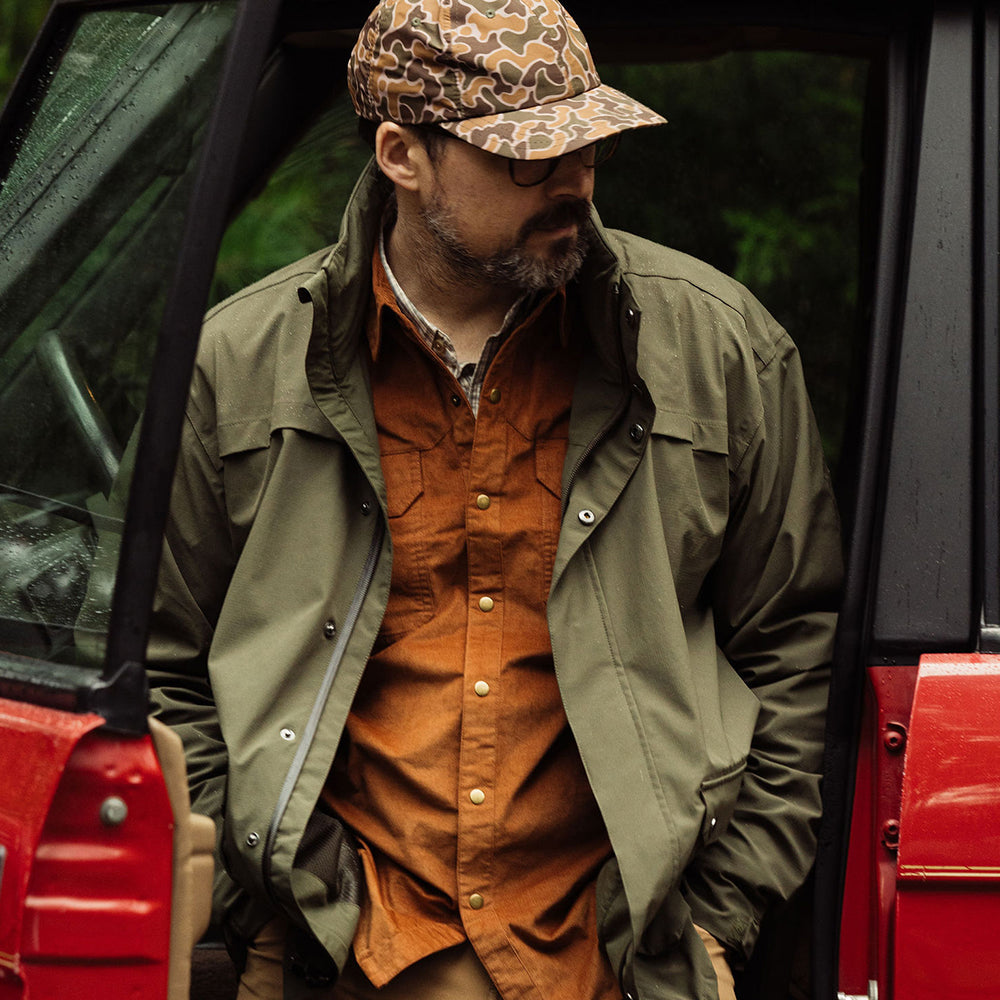 TSG Havenfield Shell Jacket in Dark Olive