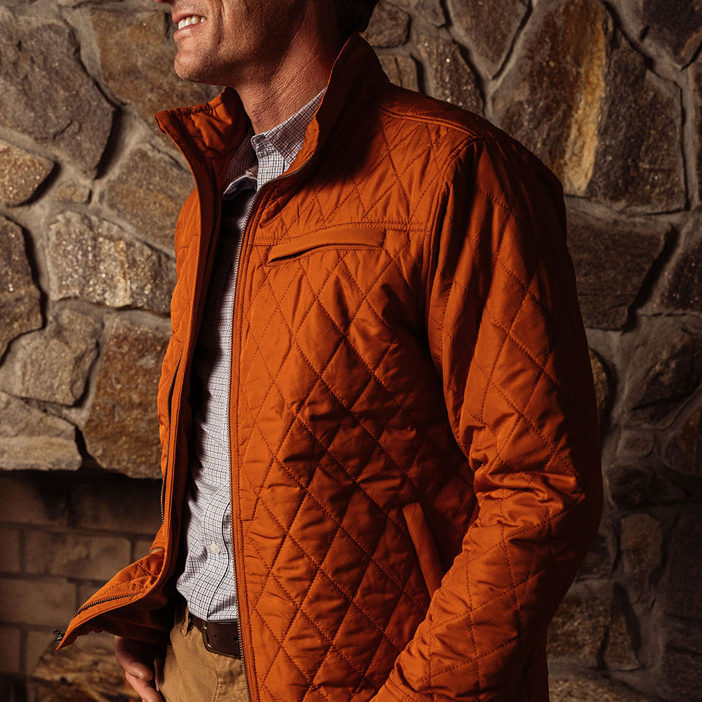 TSG Highland Quilted Jacket in Sienna