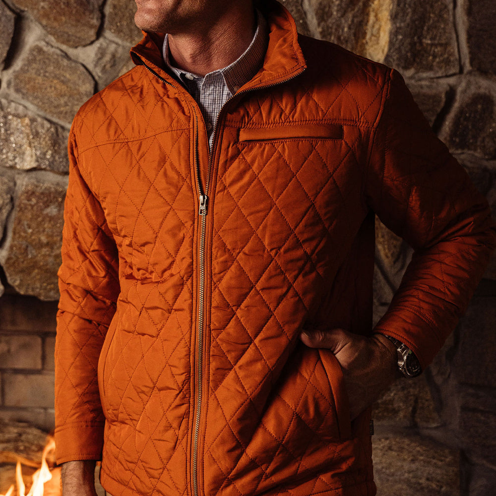 TSG Highland Quilted Jacket in Sienna