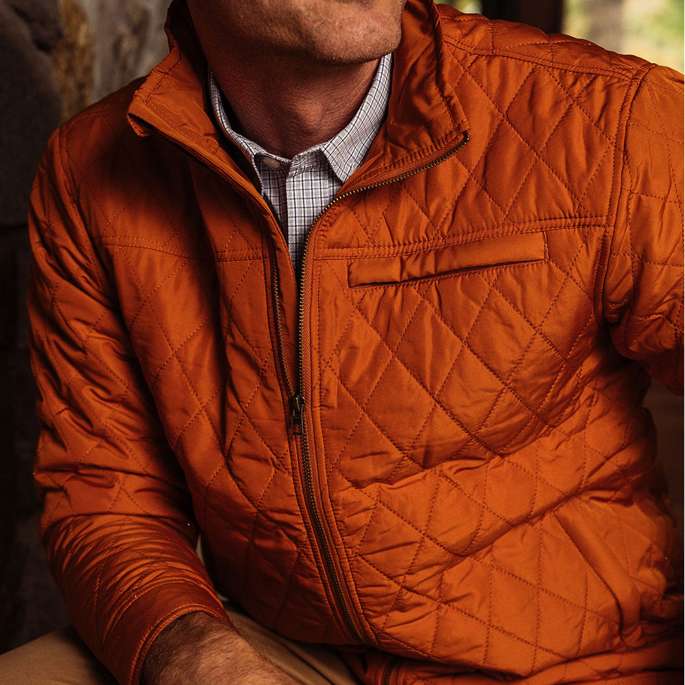 TSG Highland Quilted Jacket in Sienna