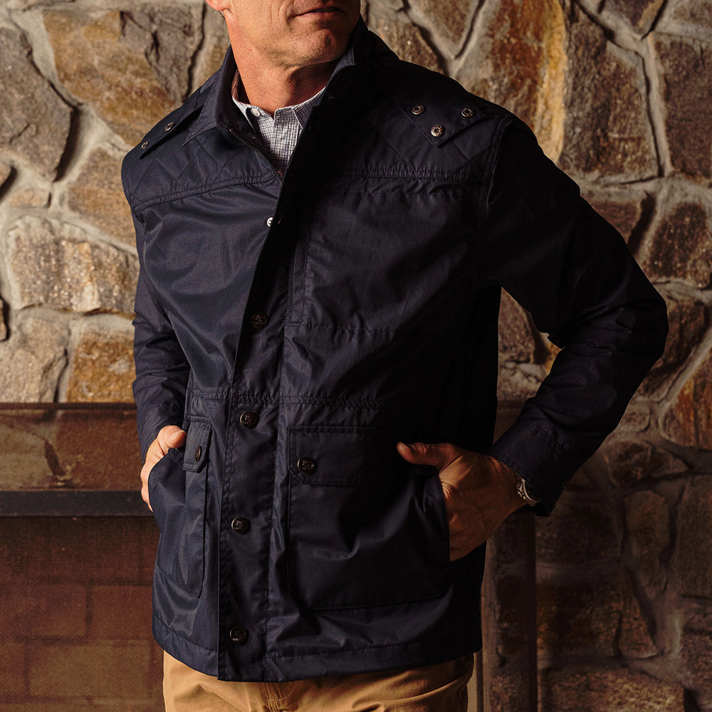 TSG Highland Quilted Jacket in Midnight