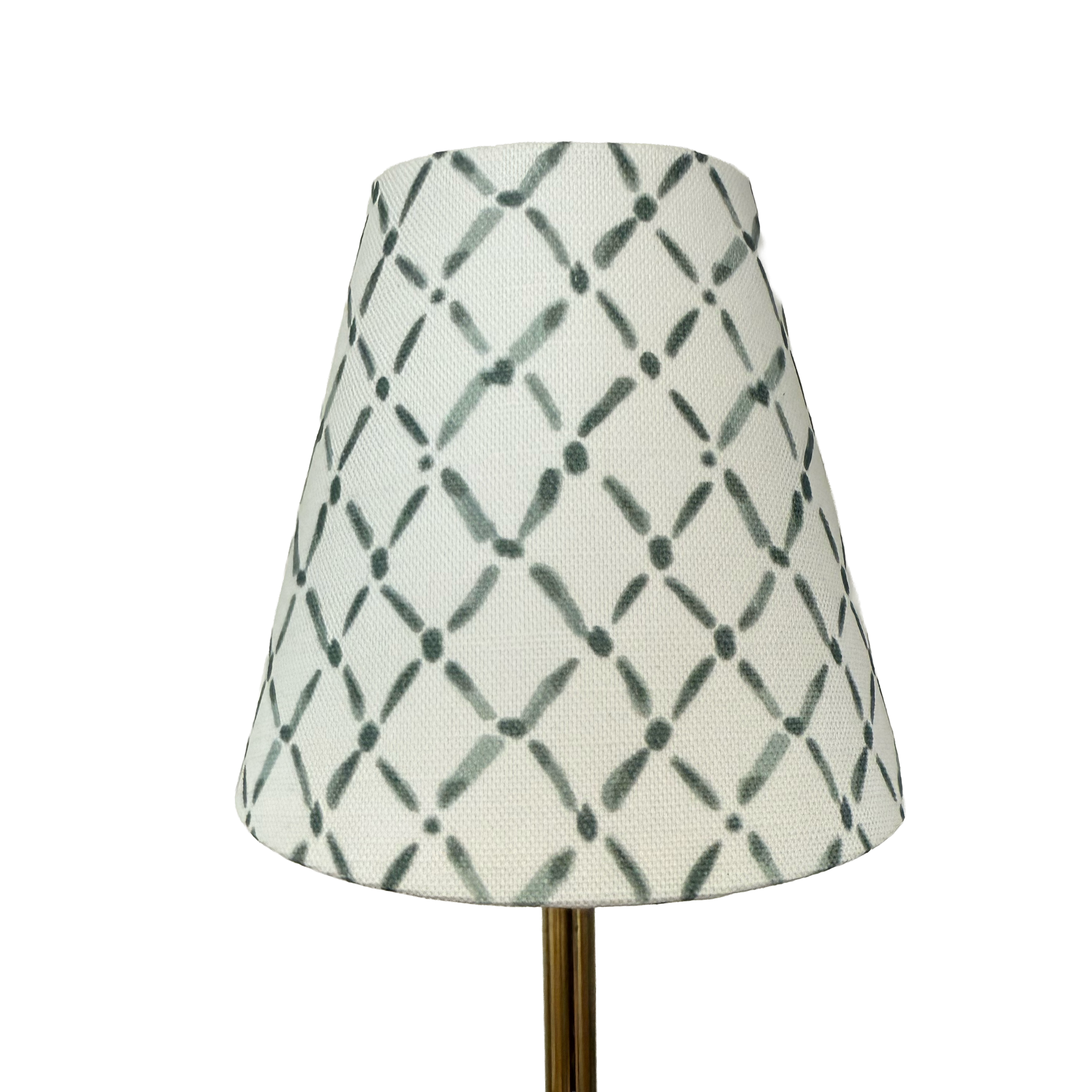 Candle Clip Sconce Shade in Block Print Floral