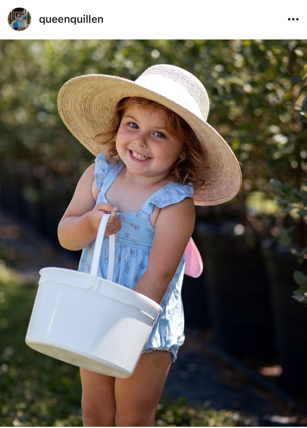 Buttercup Little Girl’s Hat - Thin French Blue Grosgrain Ribbon