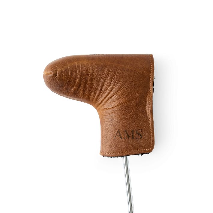 Redan putter cover in Chestnut Leather