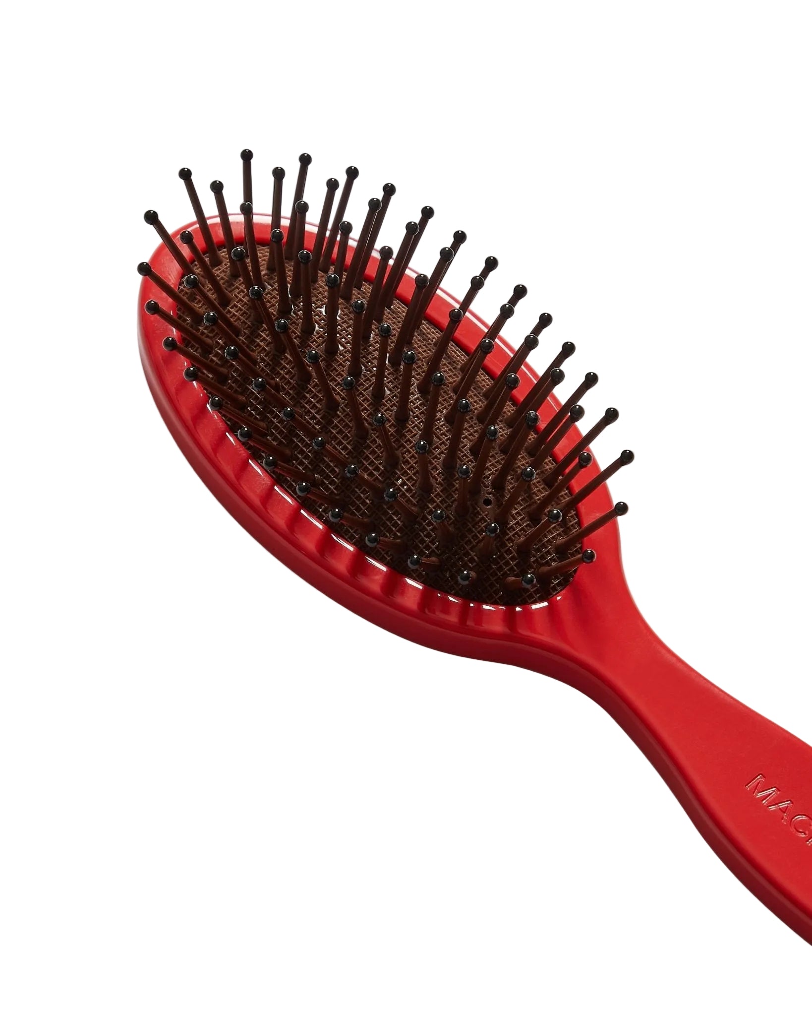 Travel Detangling Hair Brush in Ruby