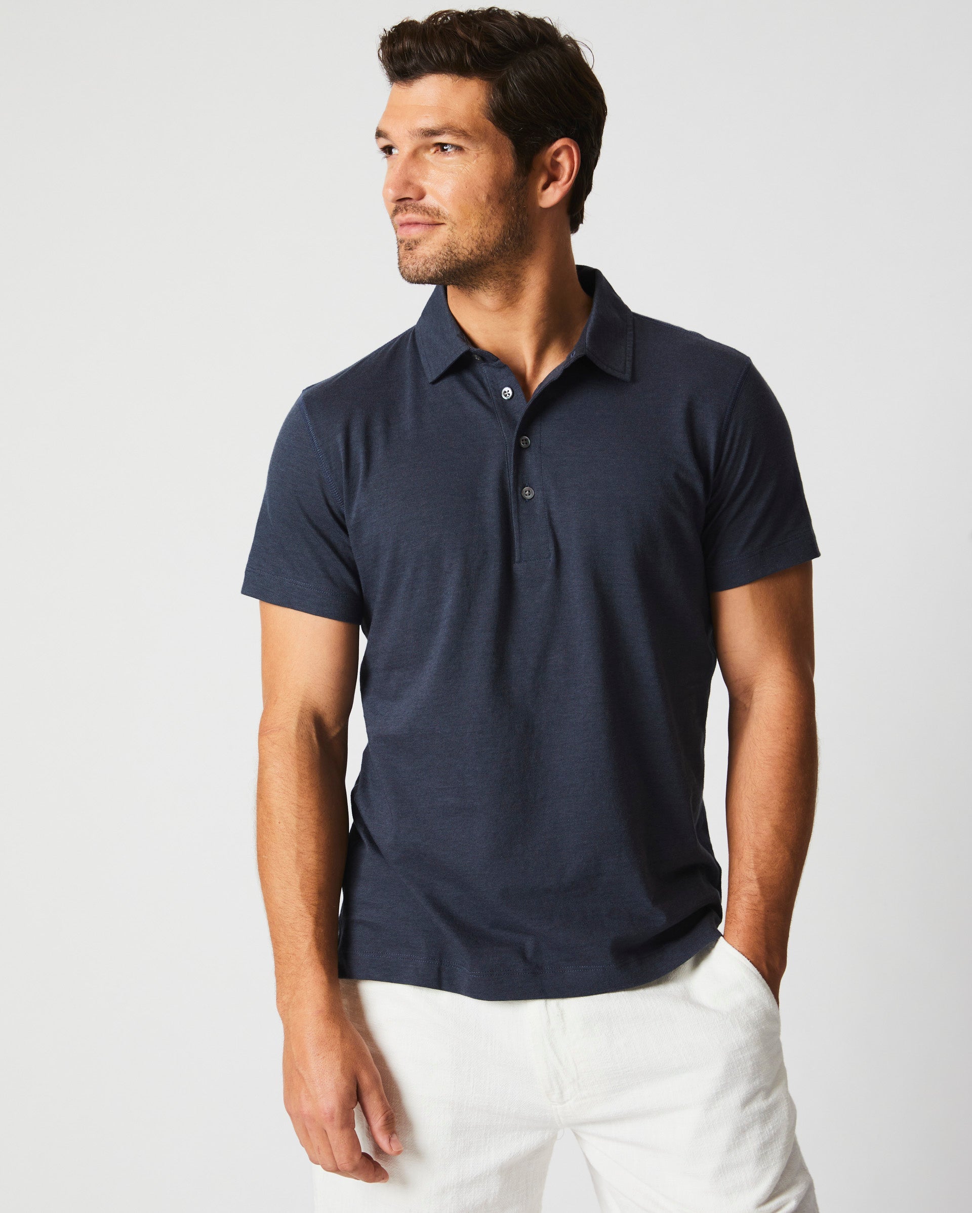 Stripe Pensacola Polo Shirt