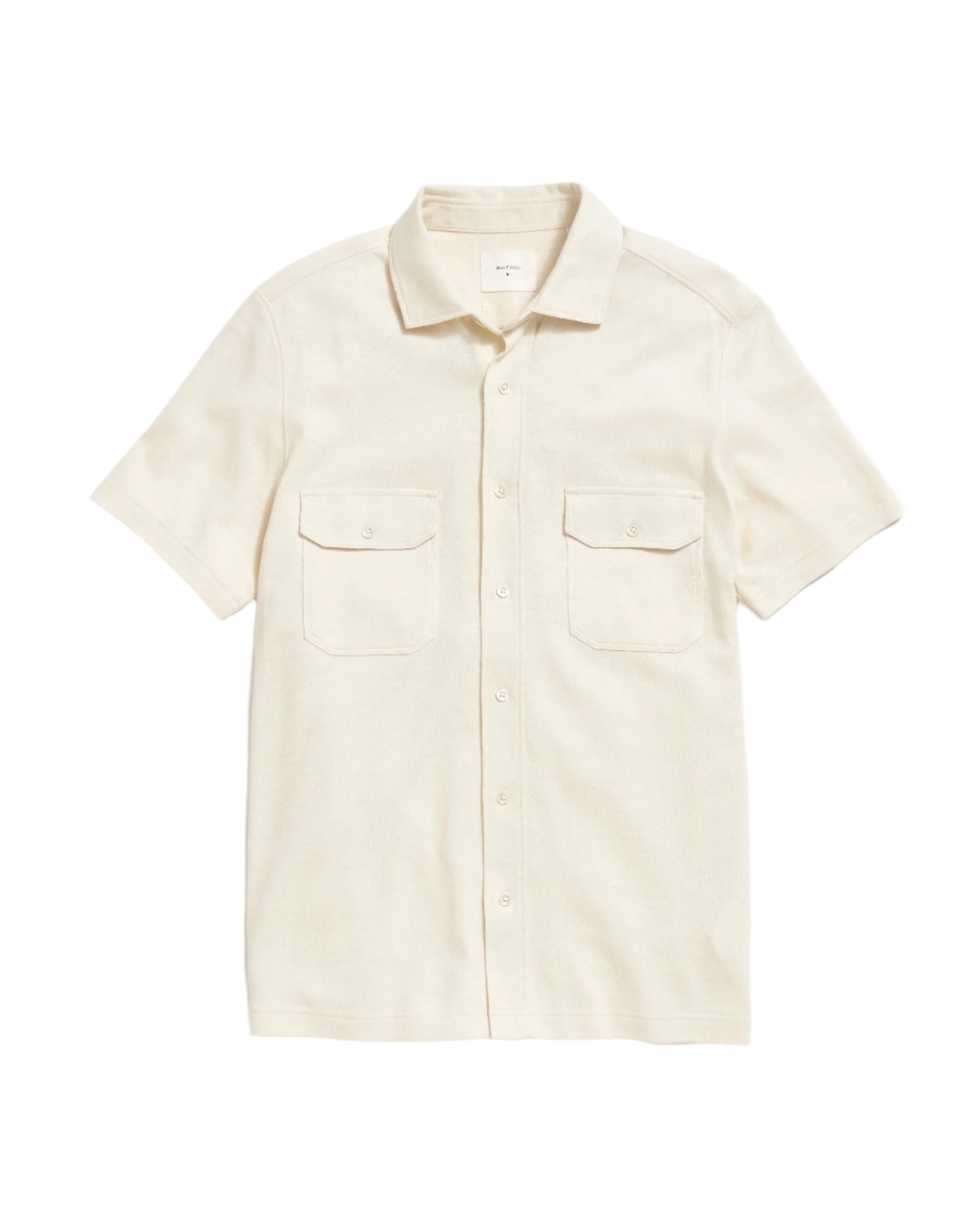 Short Sleeve Hemp Cotton Knit Shirt