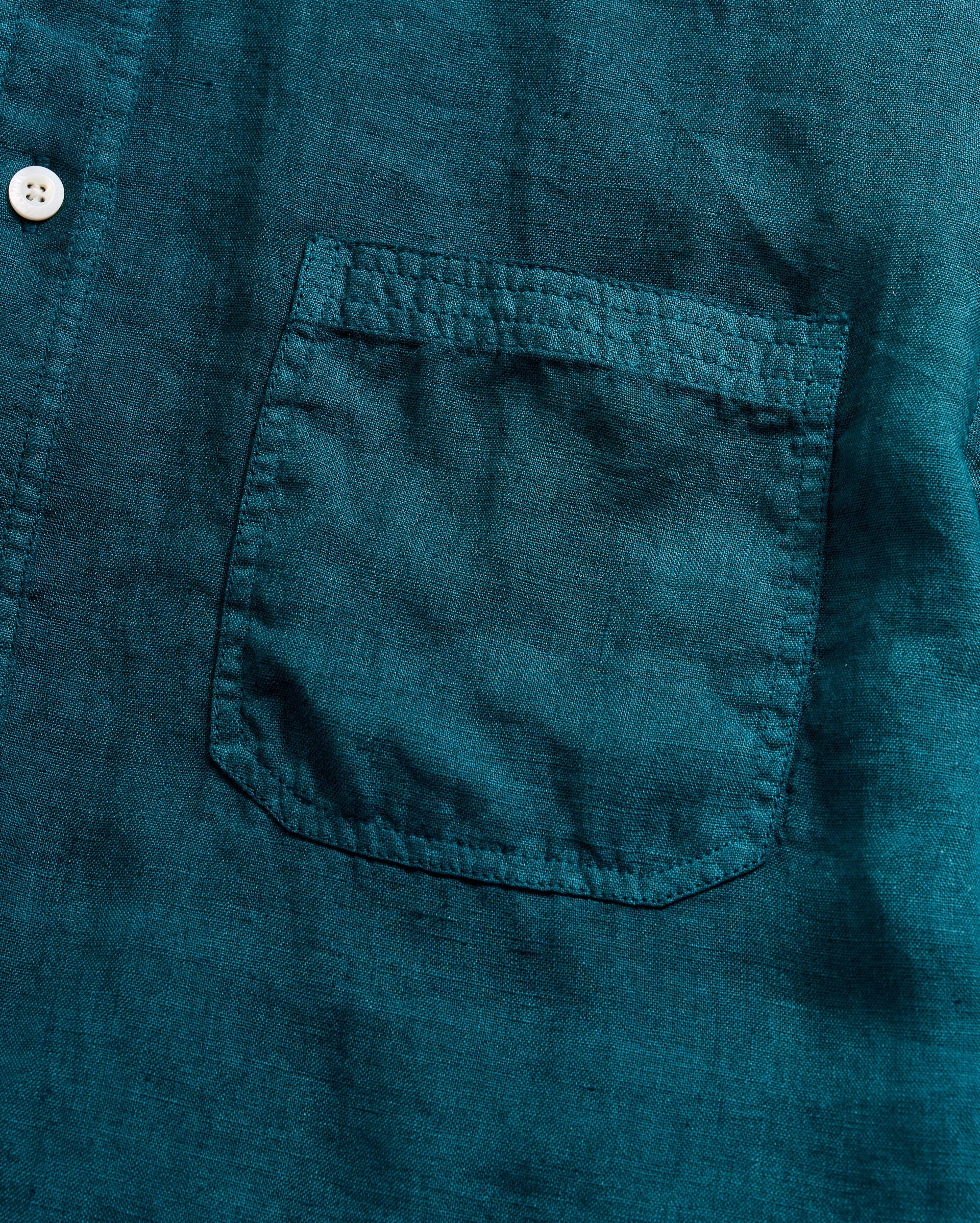 Short-Sleeve Linen Tuscumbia Shirt Button-Down