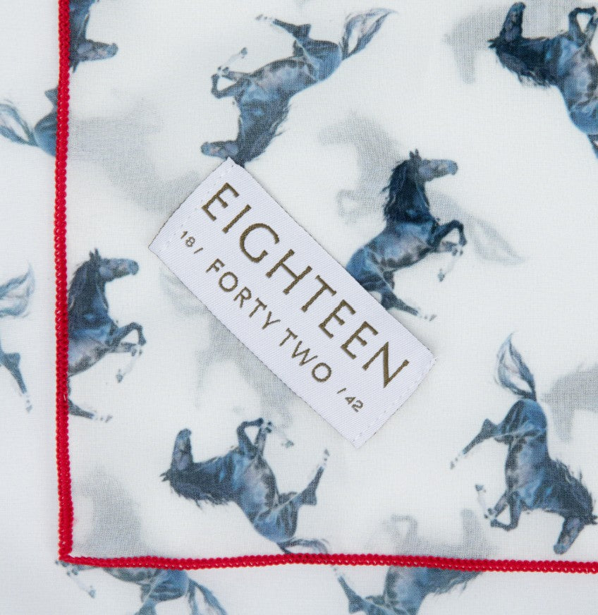 Mustangs Chiffon Scarf | 20" Square Scarf