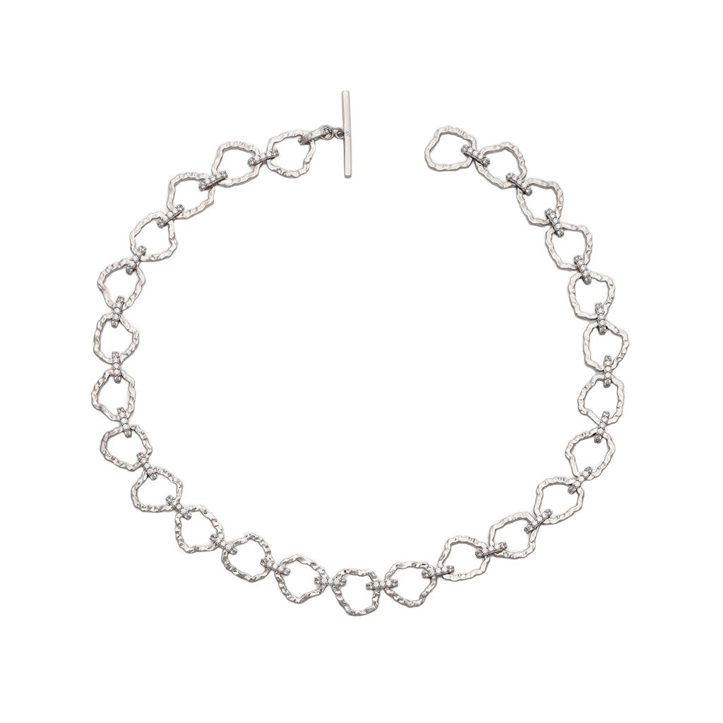 South of Broad Rhodium Plated Necklace