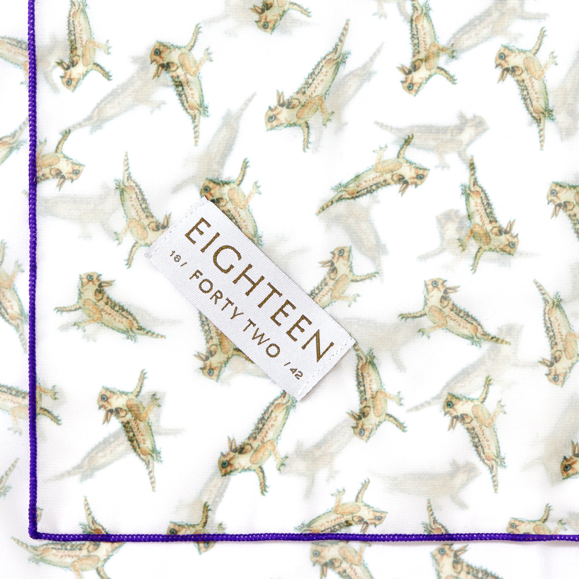 Horned Frogs Chiffon Scarf | 20" Square Scarf