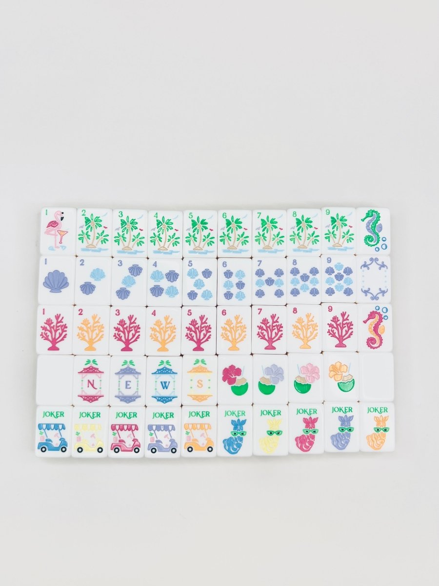 The Palm Royale Mahjong Tile Set