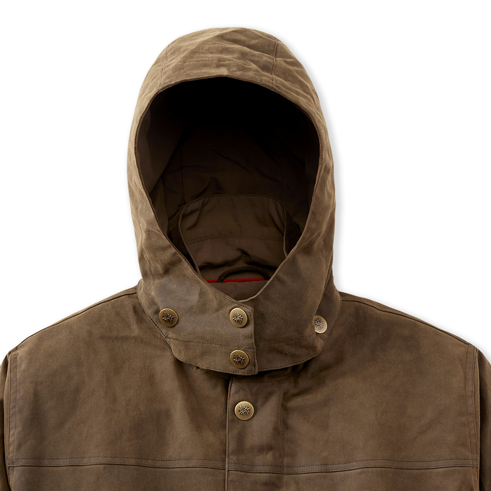 TSG Baeron Waxed Jacket in Rustic Olive