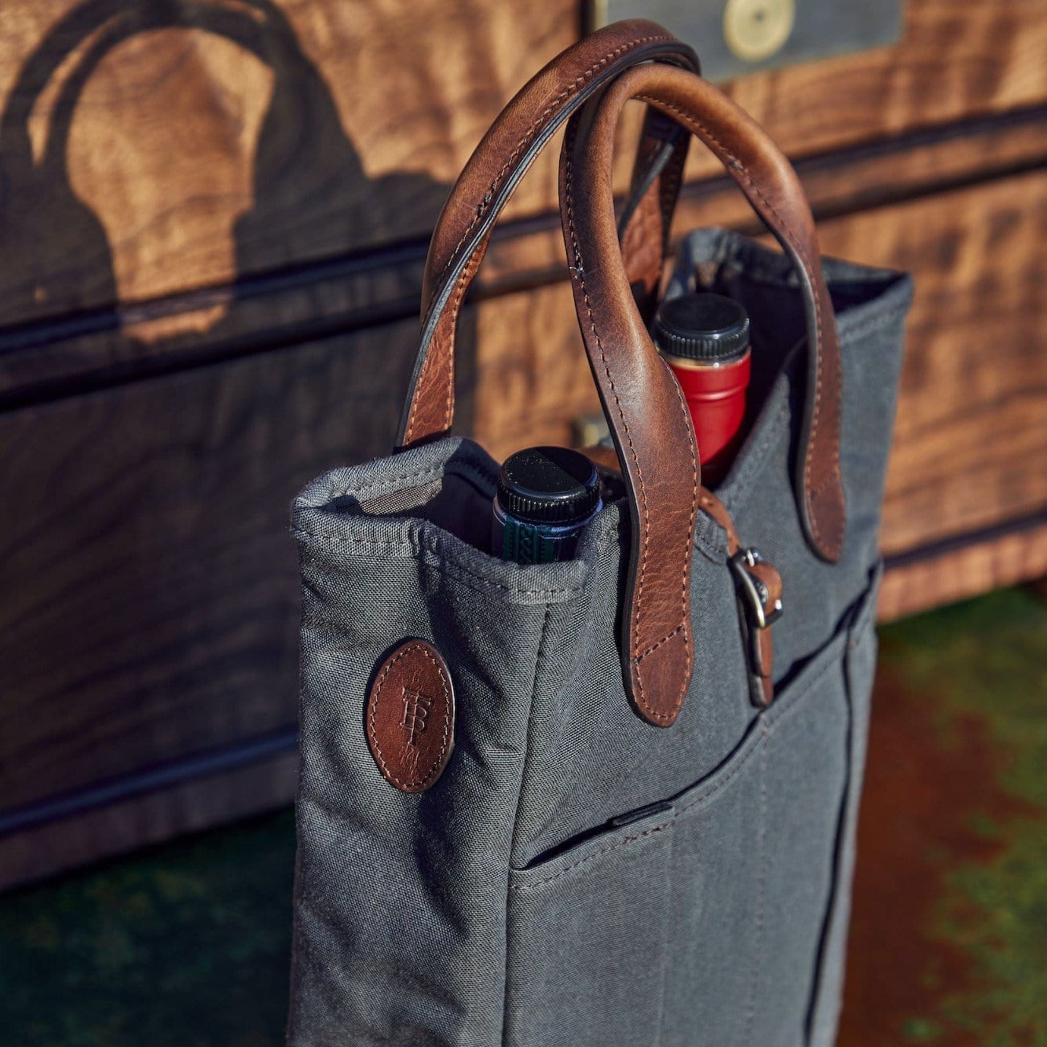 Canvas Whiskey Tote