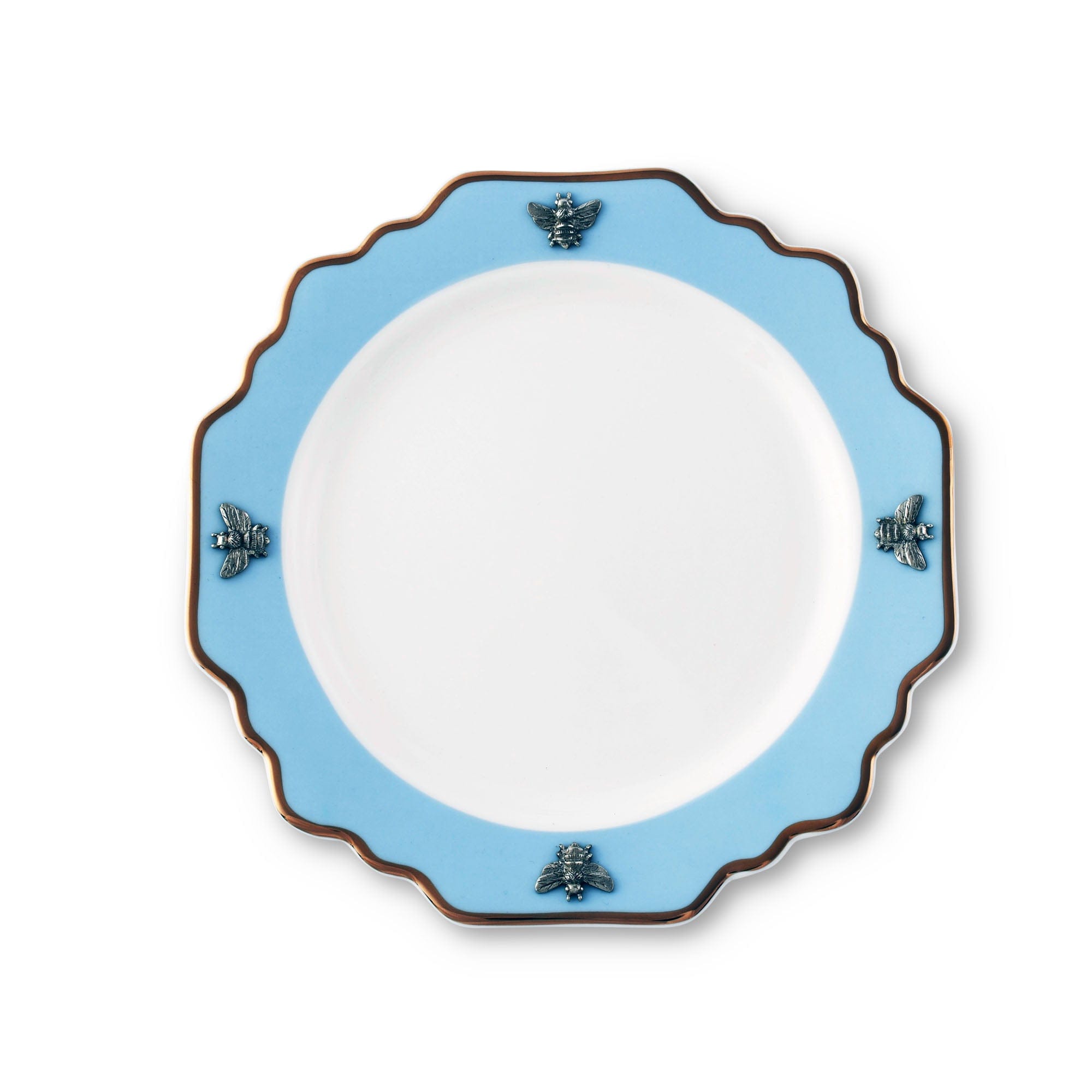 Bone China Bee Dinnerware with Gold Rim