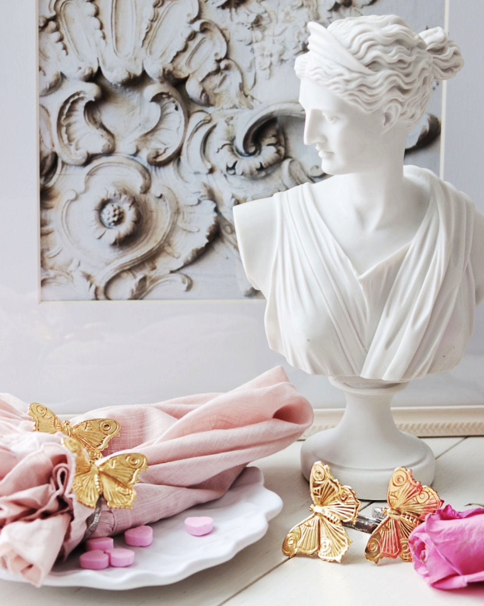 Gold Butterfly Napkin Ring