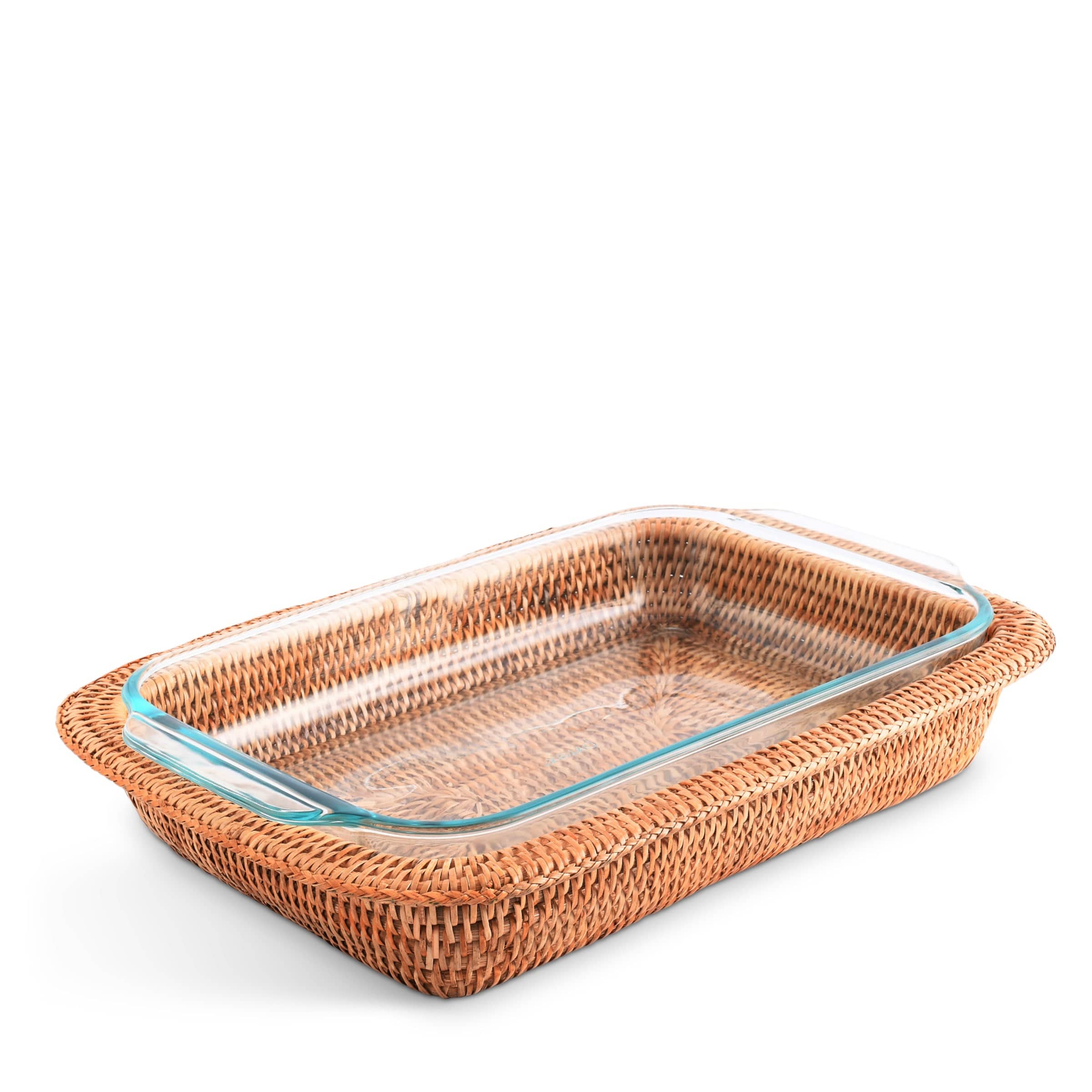 Hand Woven Rattan Casserole Holder