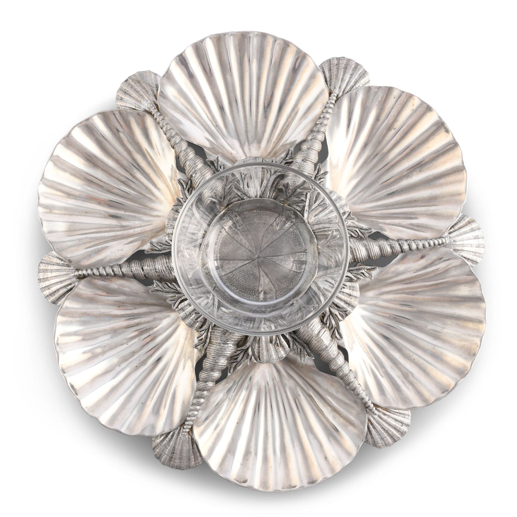 Pewter Marine Life Serving Tray