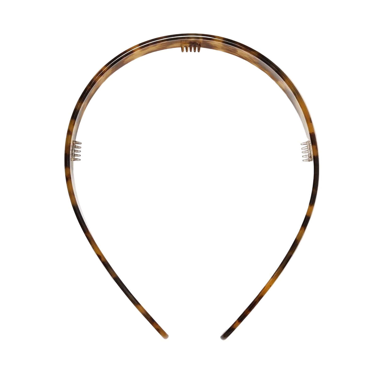 Tortoiseshell headband on a white background