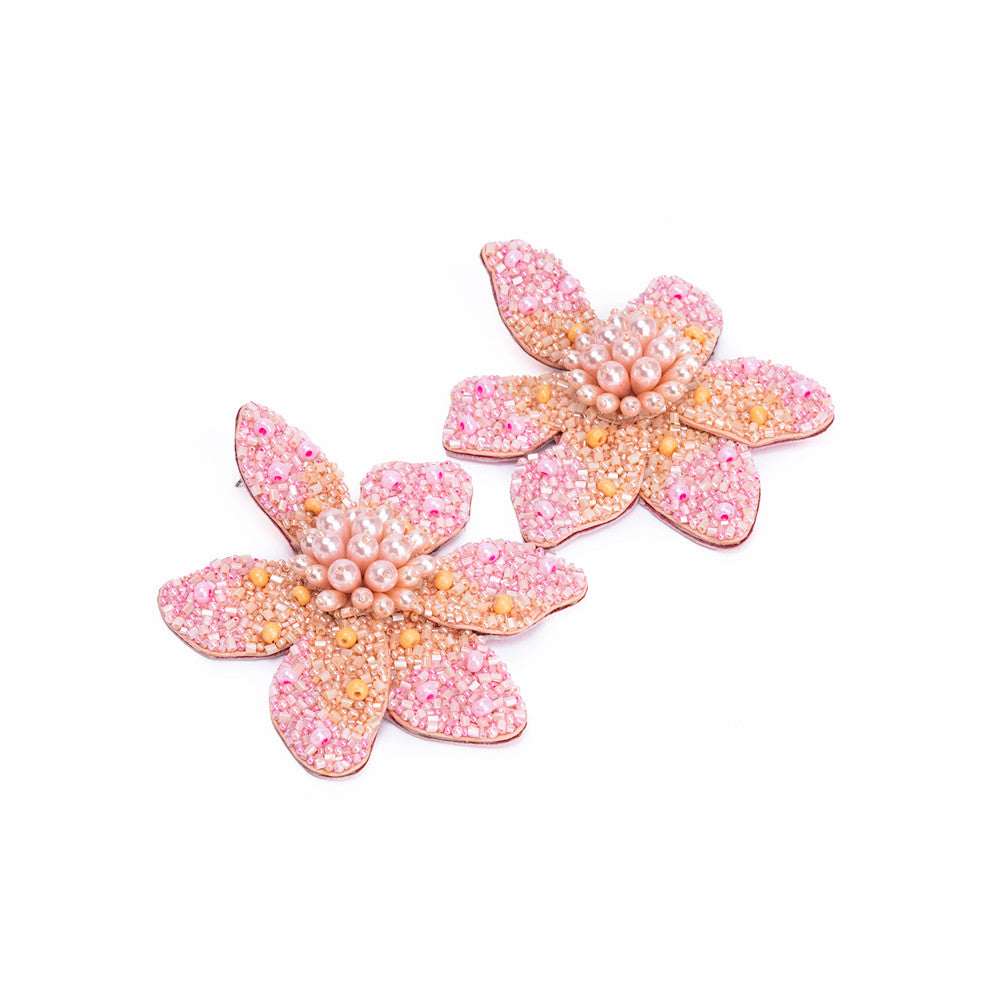Camellia Earring in Pink