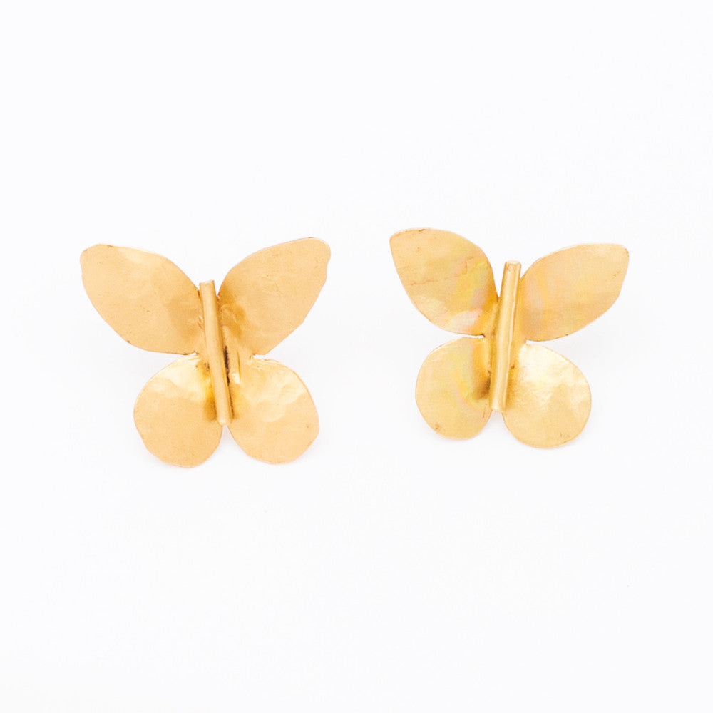 Petite Butterfly Bronze Earrings